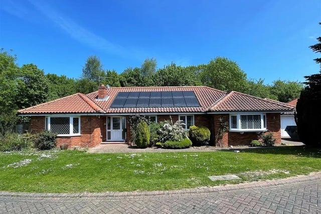 This five bedroom and two bathroom detached bungalow is for sale with CPH with a guide price of £500,000.