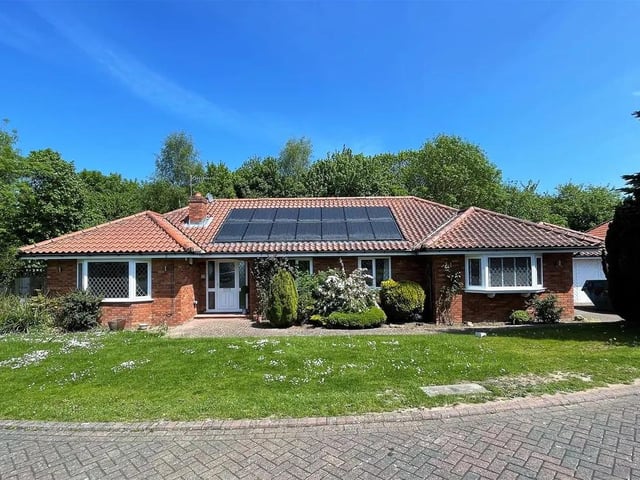 This five bedroom and two bathroom detached bungalow is for sale with CPH with a guide price of £500,000.