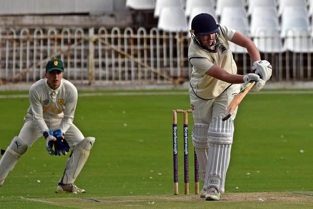 Archie Graham shone with bat for Seamer in their win on Tuesday night. Photo by Simon Dobson