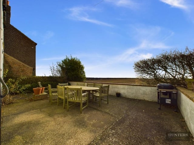 An outdoor seating area with open views.
