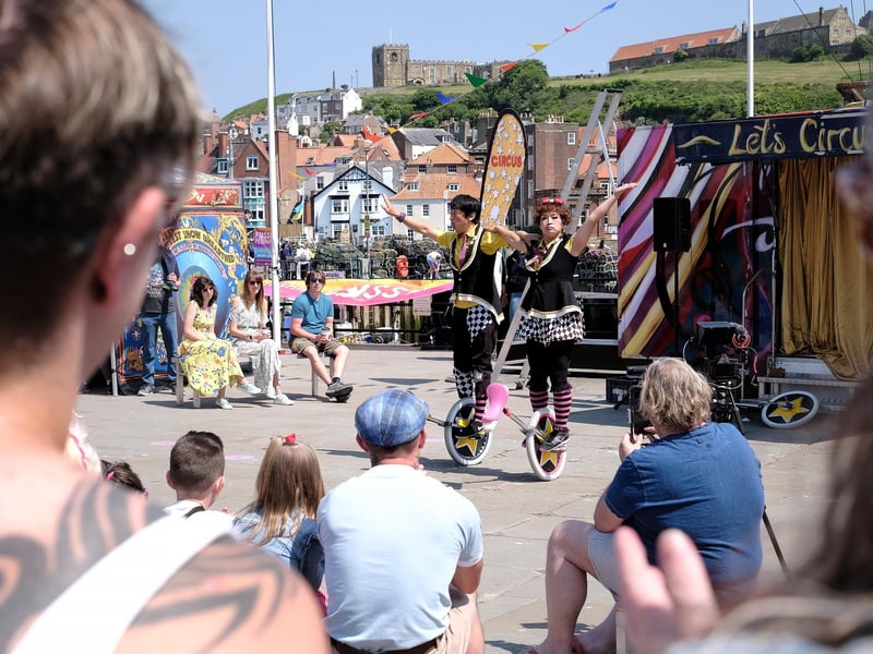 The Witty Look Show perform in Whitby.
picture: Richard Ponter.