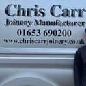 Freddie Carr, 18 from Rillington is in with a chance of winning Screwfix Trade Apprentice 2025