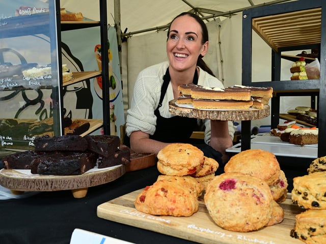 Tasty cakes on offer at the festival