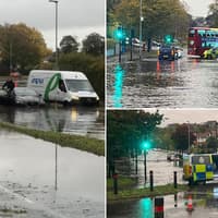 Storm Boelo: Dramatic photos show Scarborough flooding as roads turn to rivers