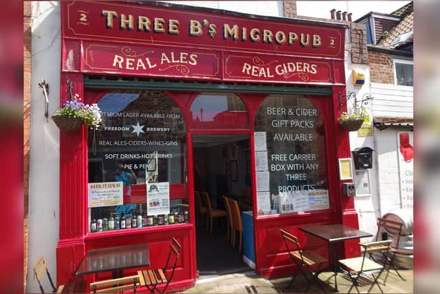 Bridlington's Three B's Mircropub has jointly won CAMRA's ‘Yorkshire Pub of the Year 2024’ award, alongside Skipton's Beer Engine. Photo courtesy of Mark Bates.