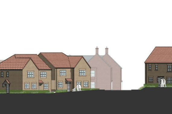 Streetscape for Eastfield development. Image courtesy of Kebble Developments.