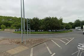 North Yorkshire Police are searching for the owner of tools after they were found scattered over a Scarborough roundabout.