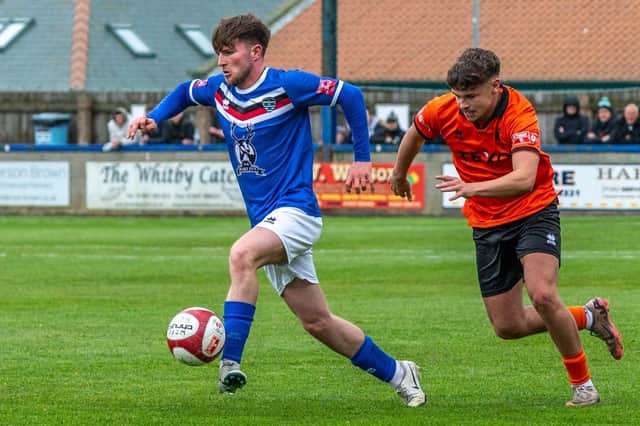 Whitby Town confirmed their NPL Premier Division status with a 1-0 home win against Blyth. Photo by Brian Murfield