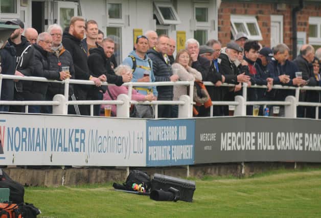 Bridlington Town fans will soon be able to help their club even more with a new supporters association committee being formed. PHOTO BY DOM TAYLOR