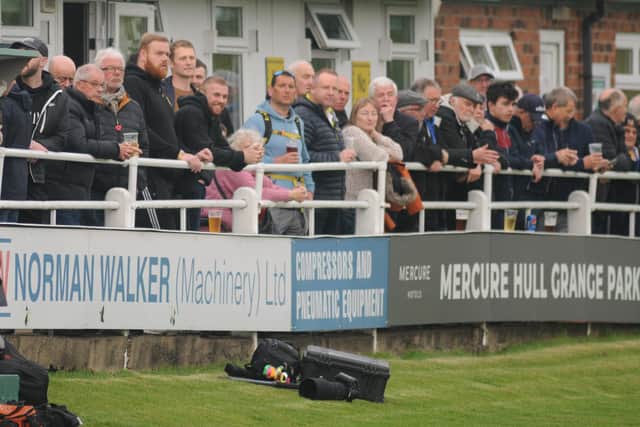 Bridlington Town fans will soon be able to help their club even more with a new supporters association committee being formed. PHOTO BY DOM TAYLOR