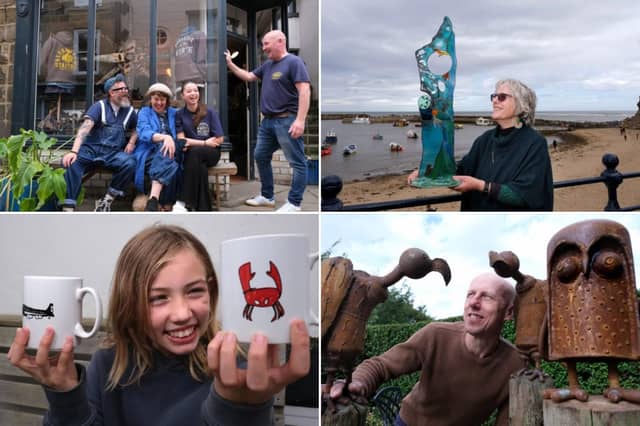 Selection of Staithes Festival images.