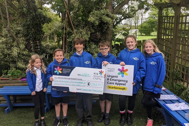Seamer and Irton Primary School pupils have raised over £1000 for Scarborough Hospital