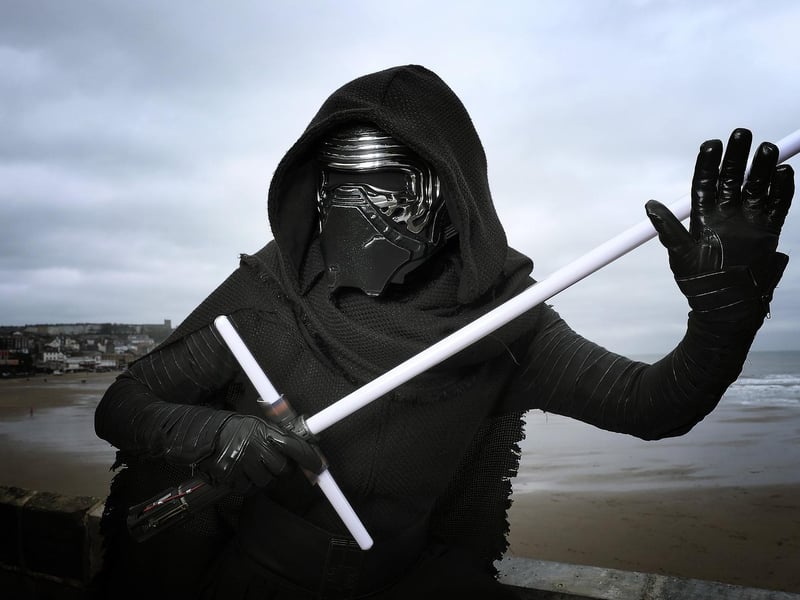 Kylo Ren brings the dark side to Chris Broughton in 2019.