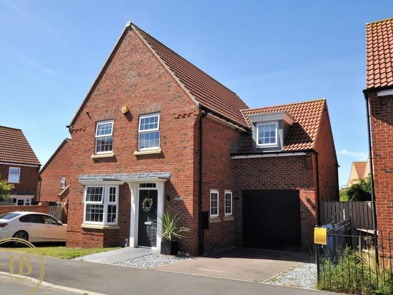 Four-bedroom detached house, for sale with Hope & Braim, £350,000.