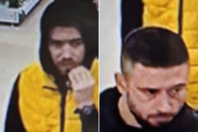 North Yorkshire Police have issued this CCTV image of two men they would like to speak to.