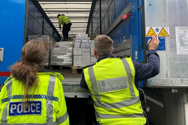 The Yorkshire and Humber regional organised crime unit searched 645 vehicles.