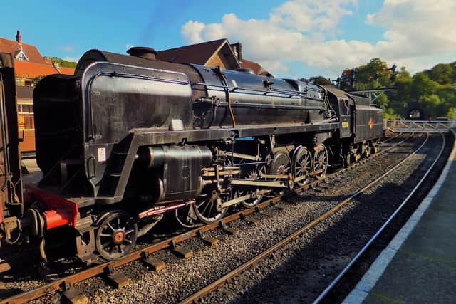 Steam train at Grosmont.