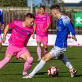 Whitby Town were held to a goalless draw at home to Leek Town on Saturday. PHOTOS BY BRIAN MURFIELD