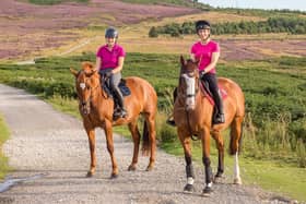 Horse riding on the Cleveland Way.