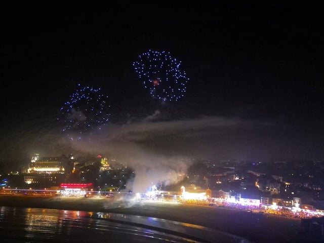 Scarborough's Honda Goldwing Light Display came to town over the weekend.