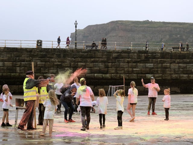 Merriment on the sand!