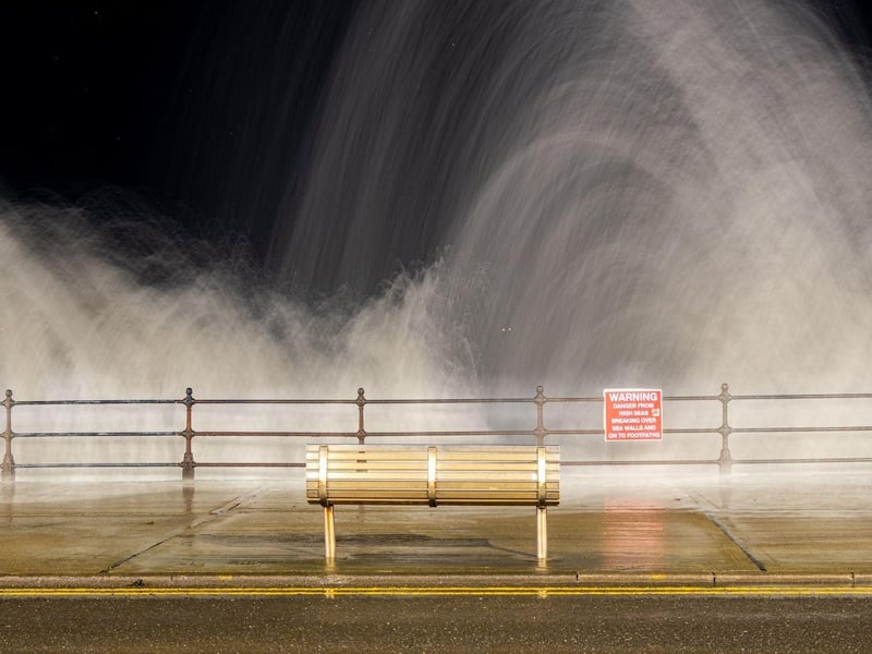 A dramatic view of Scarborough.