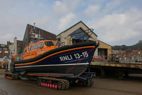 Shannon class lifeboat Frederick William Plaxton 13-15 - Image: RNLI/Martin Fish