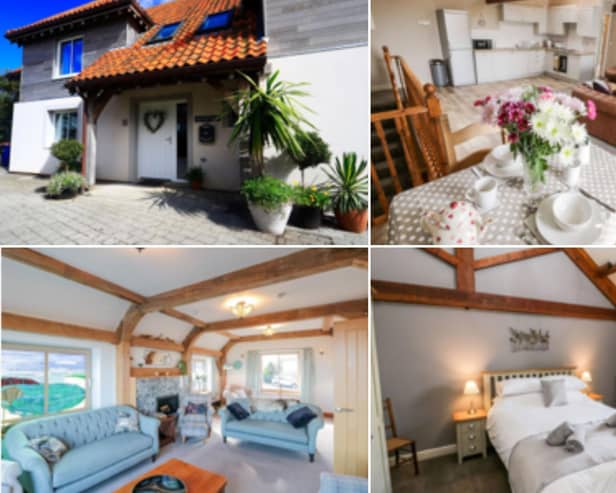 Hilltop House in Hunmanby, and Granary Loft in the North York Moors, were named winners in the Sykes Stars programme after receiving glowing guest feedback. Photos: Sykes Holiday Cottages