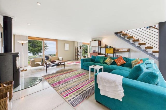 The light and spacious open plan arrangement on the ground floor.
