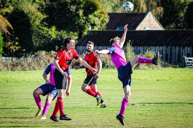 Sinnington and Edgehill Development battle it out in Saturday's draw.