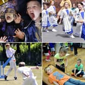 Youngsters at Gladstone Road School enjoying various school activities.