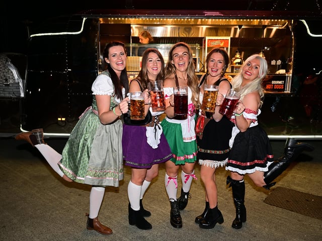Steins were aplenty. Picture: Richard Ponter
