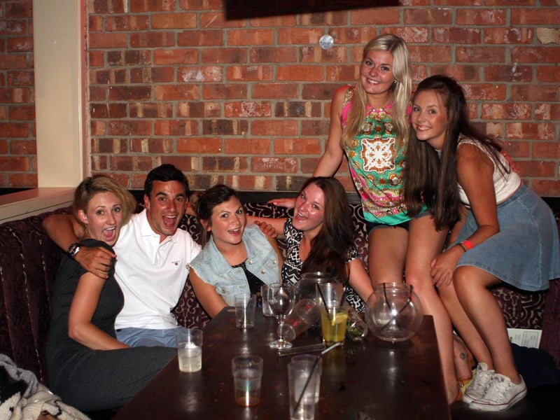 Jade, Luke, Frankie, Dannielle, Alex and Becca in Barbican