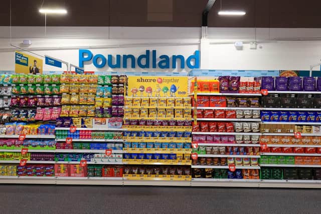 Poundland store, generic image.