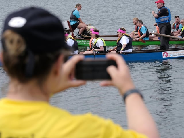 Capturing the moment.