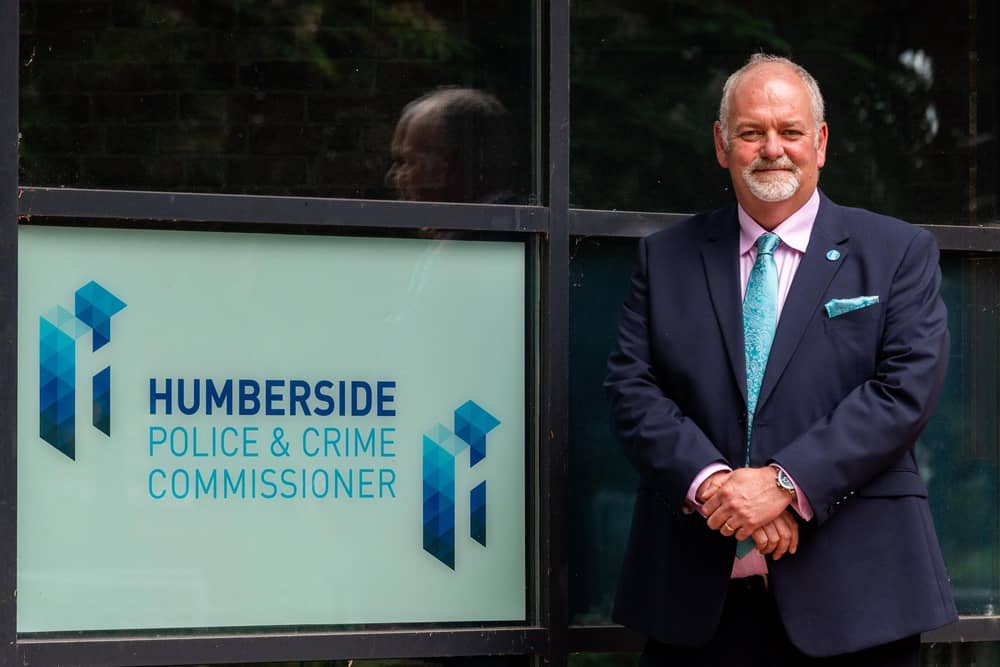 Humberside Police and Crime Commissioner Jonathan Evison. Photo courtesy of James Hardisty.