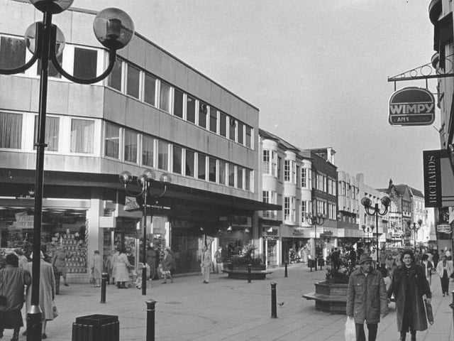 Who remembers going for a meal at Wimpy? Pictured in May 1993.