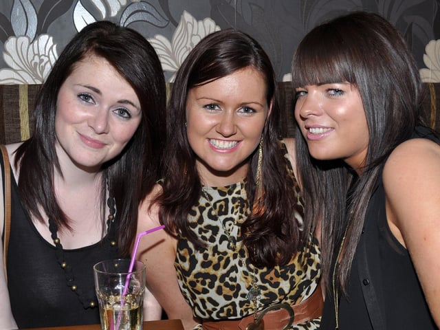 Meg, Lauren and Josephine in 2012.