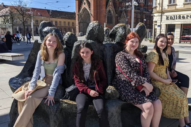Eskdale School students at staff who attended the SPEED conference in Croatia.