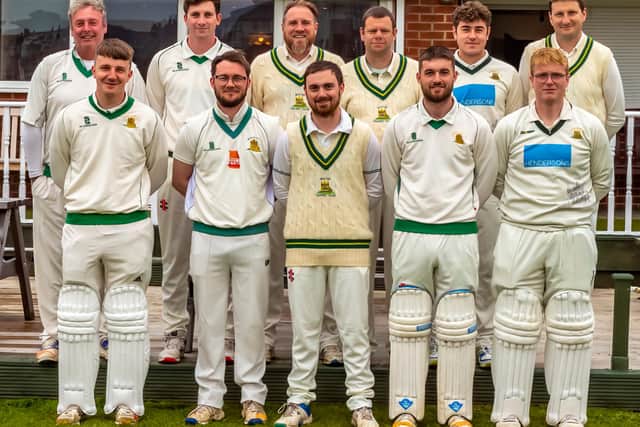 Whitby are, Back, from left, Ron Lyth, Joel Lloyd, Ricky Hall, Paul Buck, Kobie Boocock, Steve Allen; Front, from left, Theo Clarke, Tom Steyert, Kai Morris, Joe Crowther and Lewis Brearley. PHOTO BY BRIAN MURFIELD