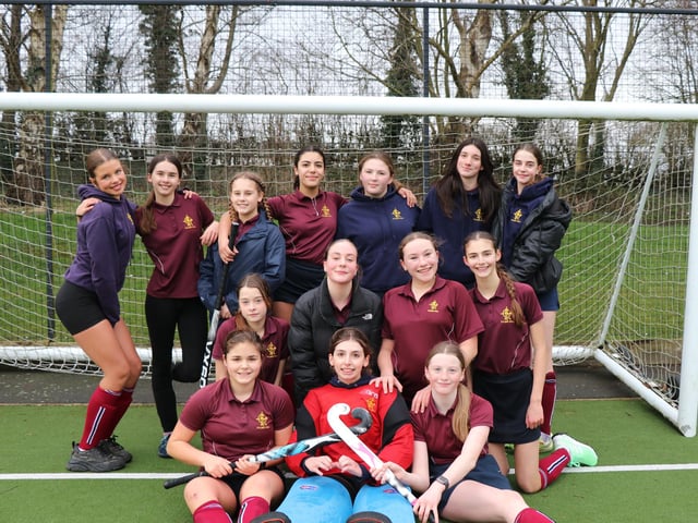 Fyling Hall School U14s' hockey team.
