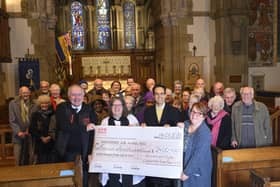 The Christmas Tree Festival raised £2,400 for the charity