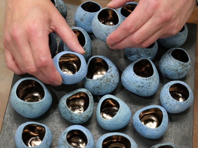 Beautiful organic forms made by Kaitie Braida.