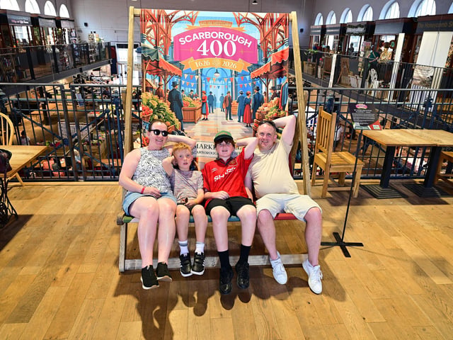 Taking a break in the Market Hall