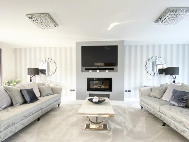 A stylish sitting room within the property.