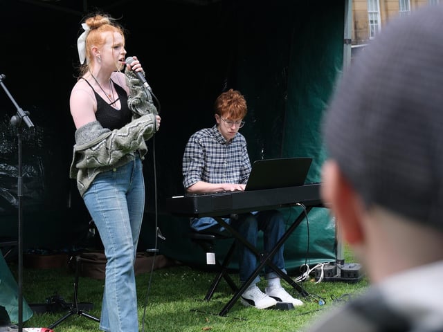 Singing in the Crescent.