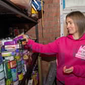 The partnership includes a front of store donation box that the generous people of Whitby regularly fill