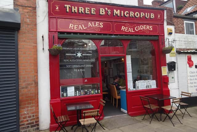 Three B's Micropub is located on Marshall Avenue, Bridlington. Photo: Mark Bates.