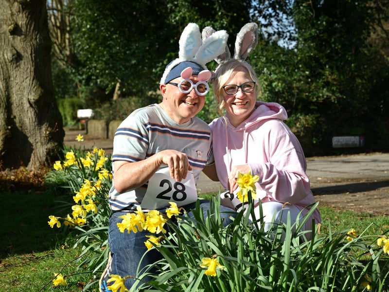 Walkers enjoyed the beautiful spring sunshine