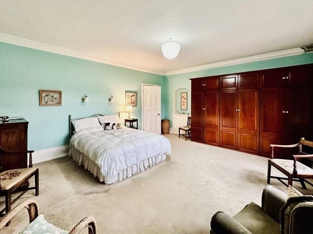 An impressive double bedroom in Yew Court.